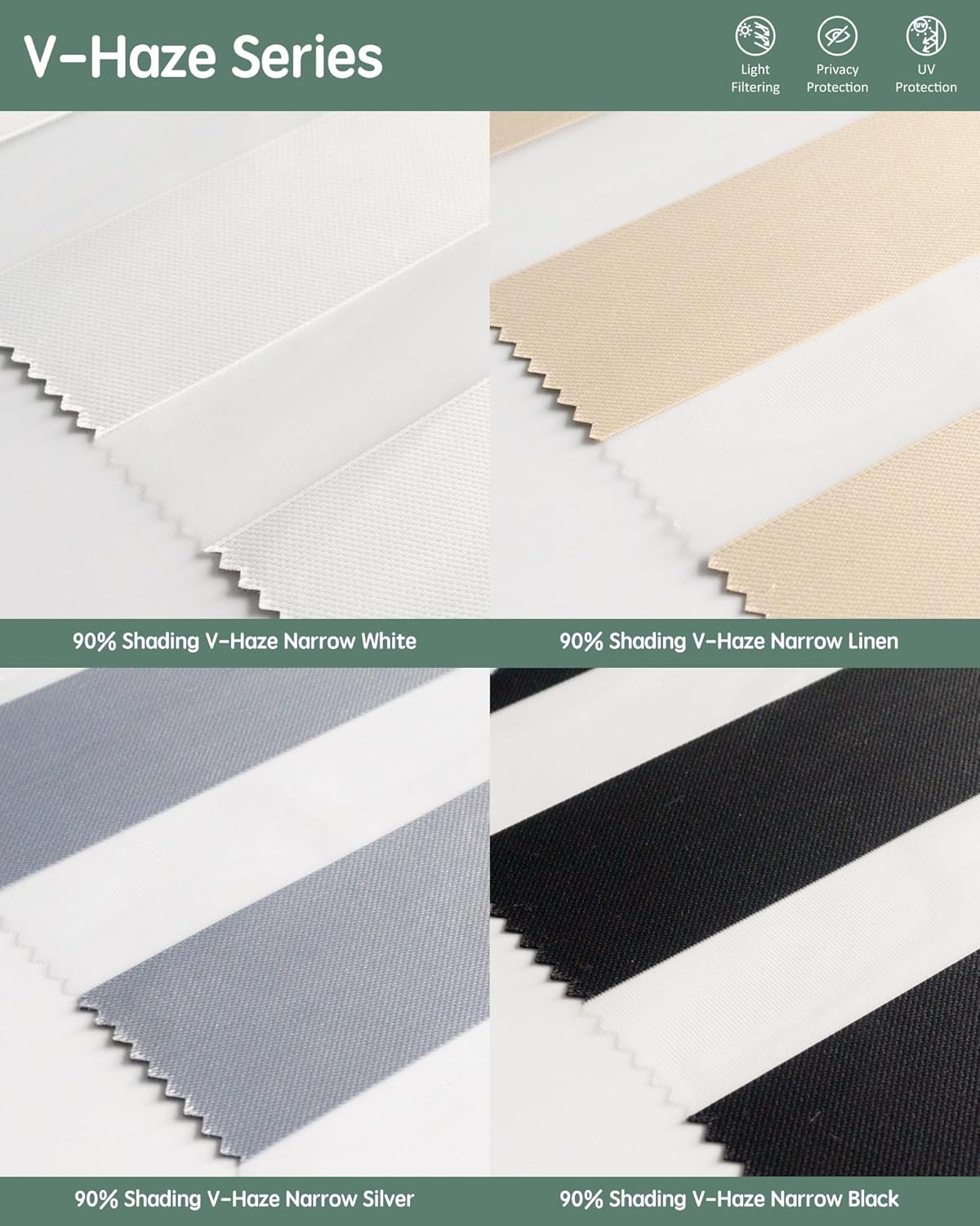 Motorized Blinds with Remote, Motorized Zebra Shades Compatible with Alexa,