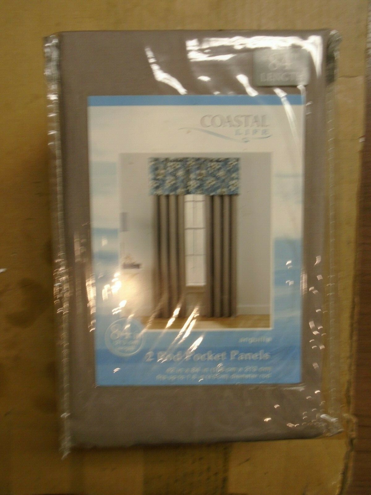 COASTAL LIFE ANGUILLA 2 ROD POCKET PANELS