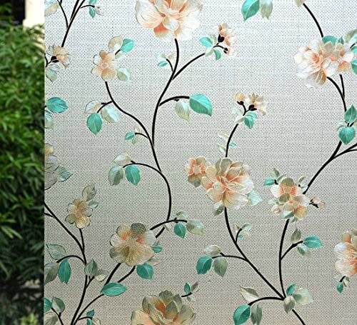 Decorative Stained Frosted Window Film for Home, House Door 11.8″ By 78.7″