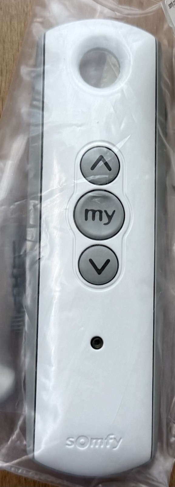 Somfy Telis 1 RTS US Pure Remote, Part No. 1811258A, WireFree Shade Control