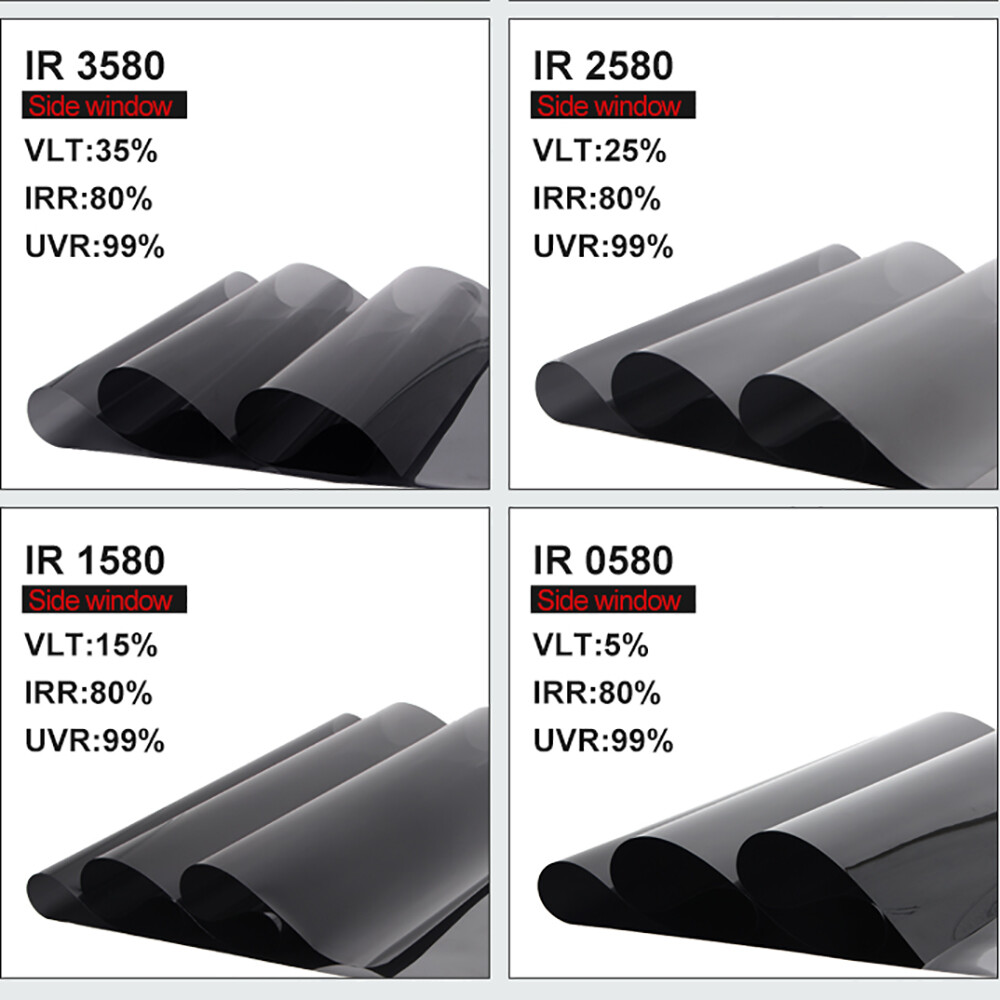 Nano Ceramic Film IRR80% High Heat Resistant Car Sticker Glass Window Tint Foils