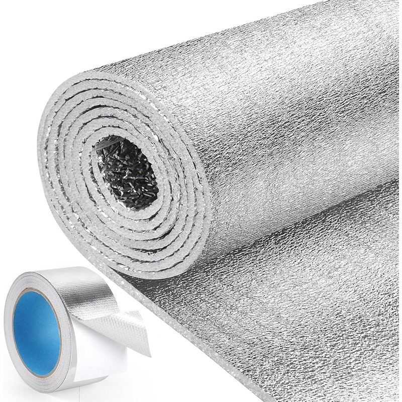 Reflective Window Insulation Kit Thermal Foil Tape Energy Efficient Heat Blocker