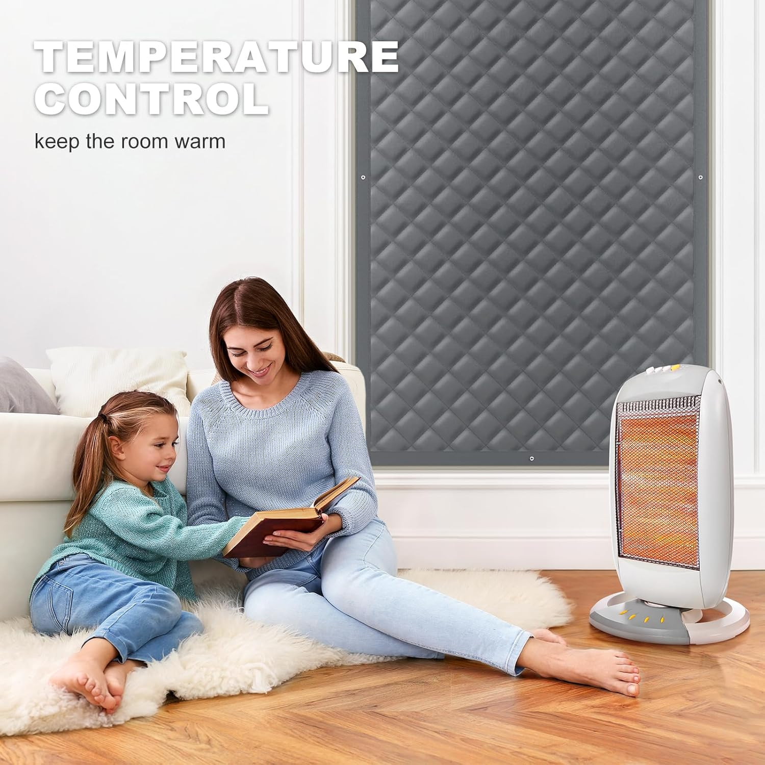 Thermal Window Cover for Winter,38″ X 62″ for Window Insulation for Summer He…