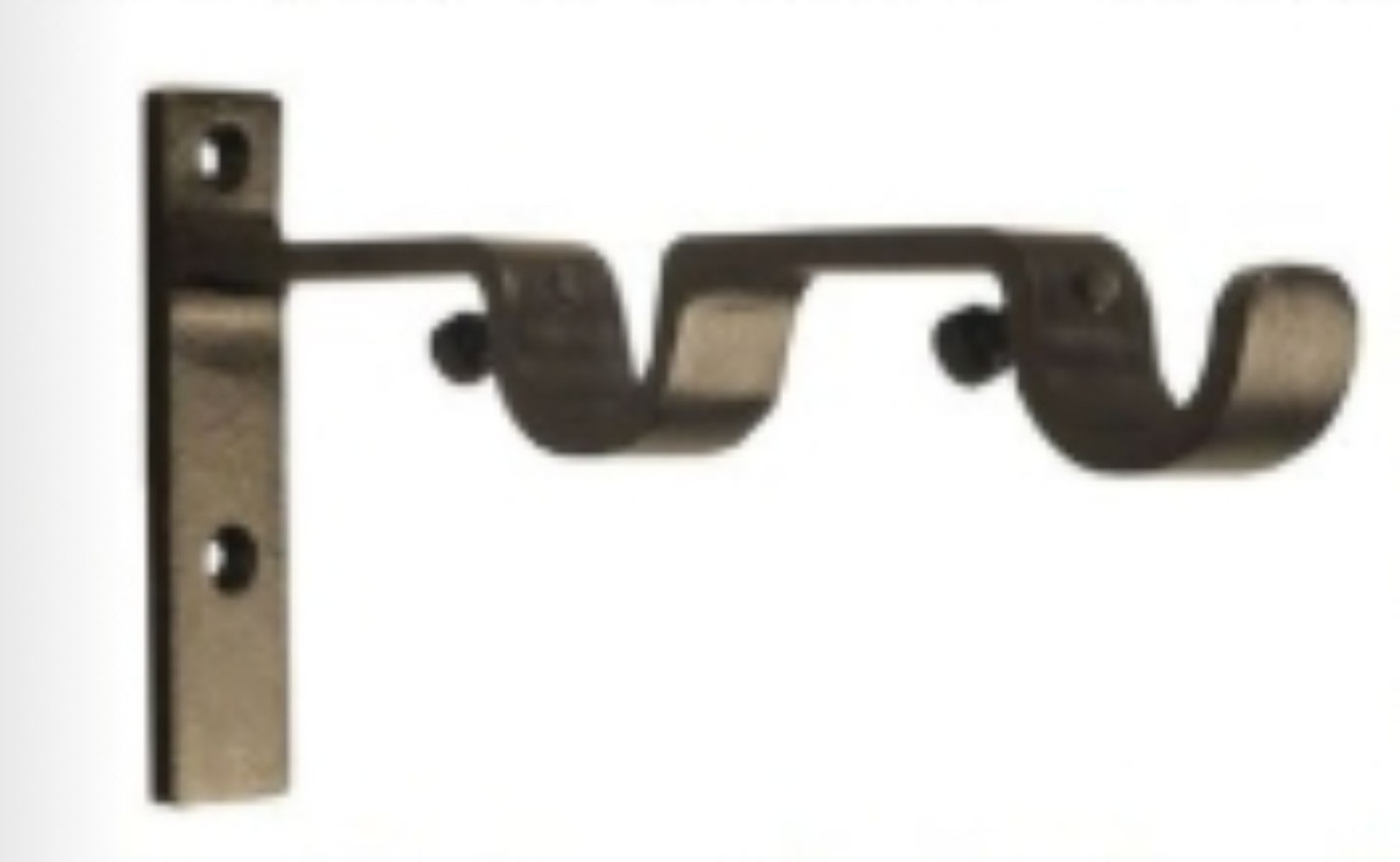 Helser Brothers Double Rod Bypass Strap Bracket for 1-1/4″ Diameter Curtain Rods