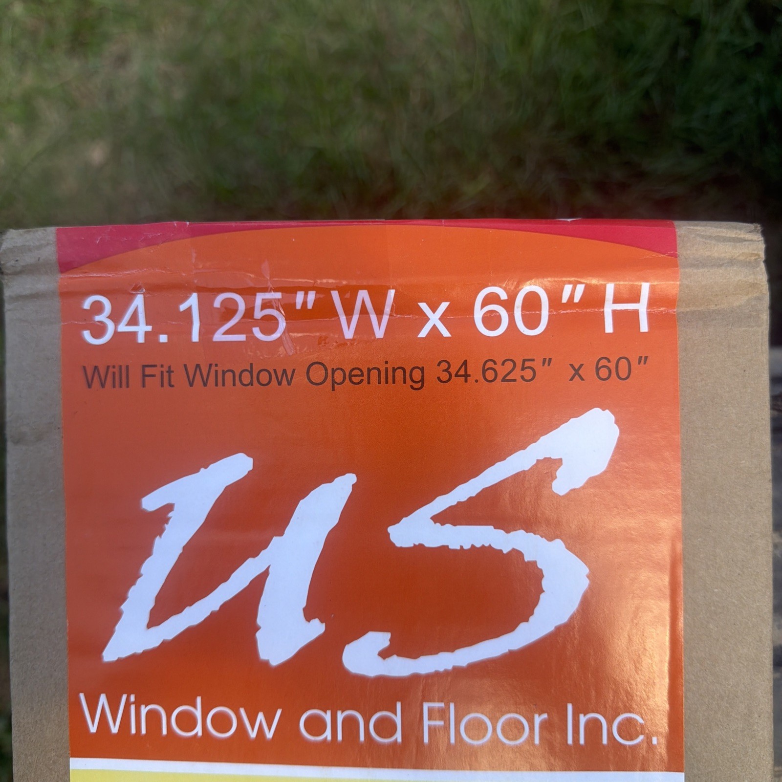 Us Window And Floor Inc 34.125”w X 60 H