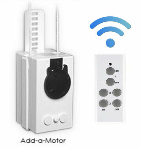 Window Treatment Motor Remote Control Operated | Made USA | 1 Year Warranty
