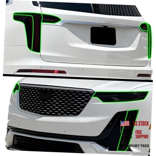Cadillac XT6 2020-2025 Full Headlight Taillight Kit – Dark Smoke