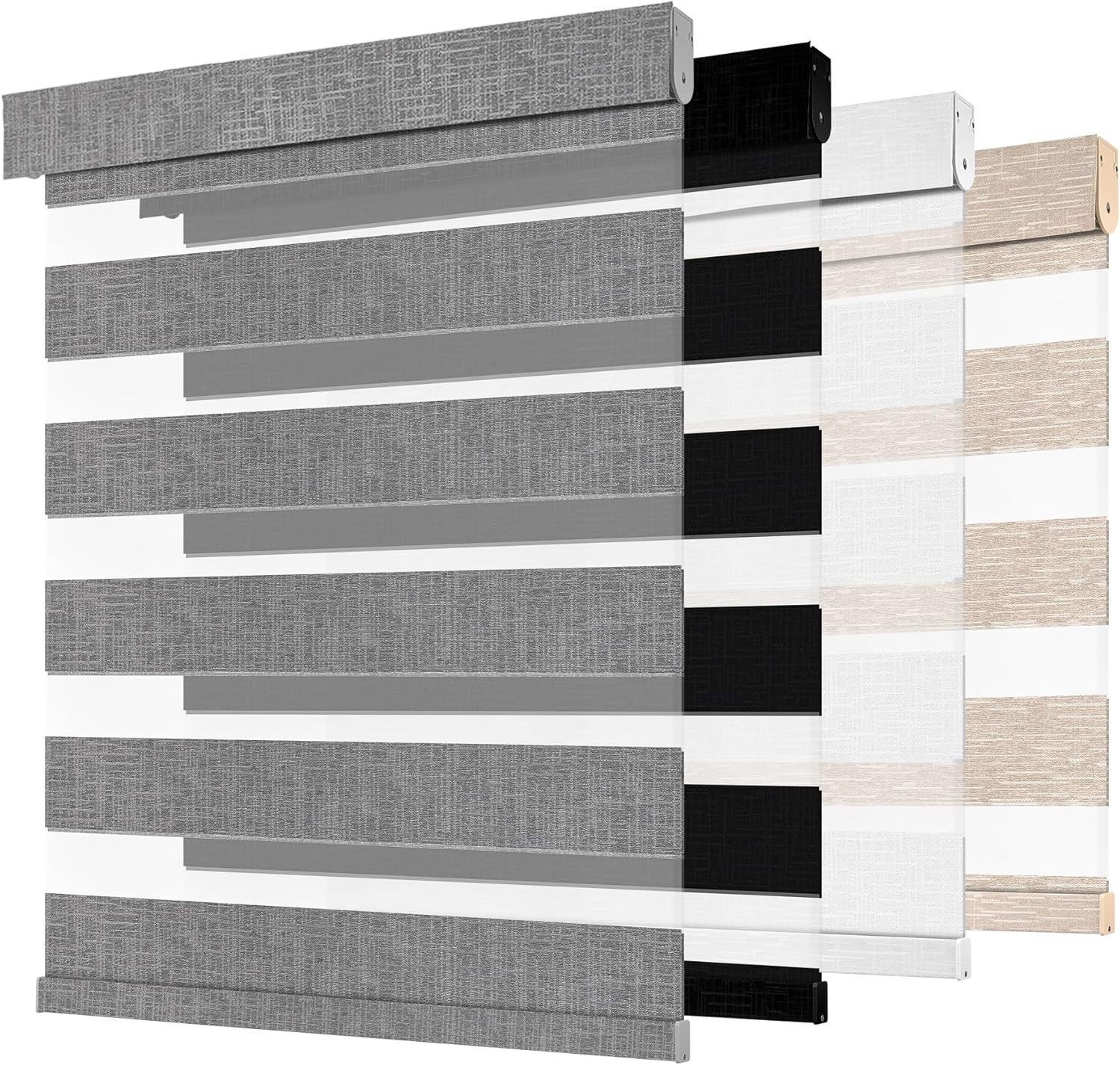 Cordless Zebra Blinds for Windows – Customizable Light Filtering & Blackout Zebr