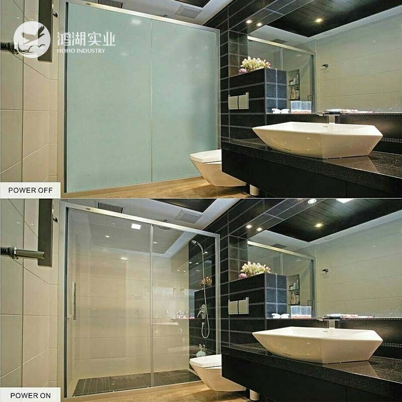 6″ x 12″ Opaque White Smart Window Film Self-adhesive PDLC Glass Tint sample