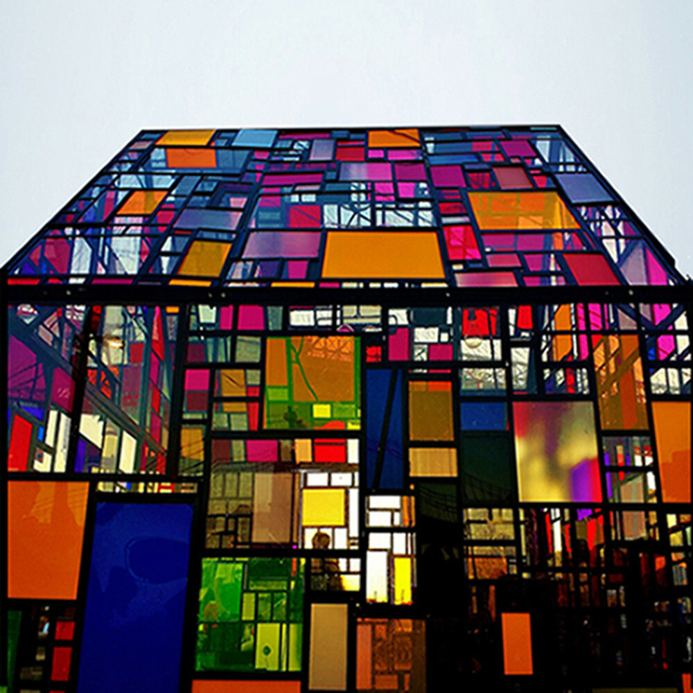 Colorful Window Tinting Film Clear Decorative Home Mall Glass Decor Stickers