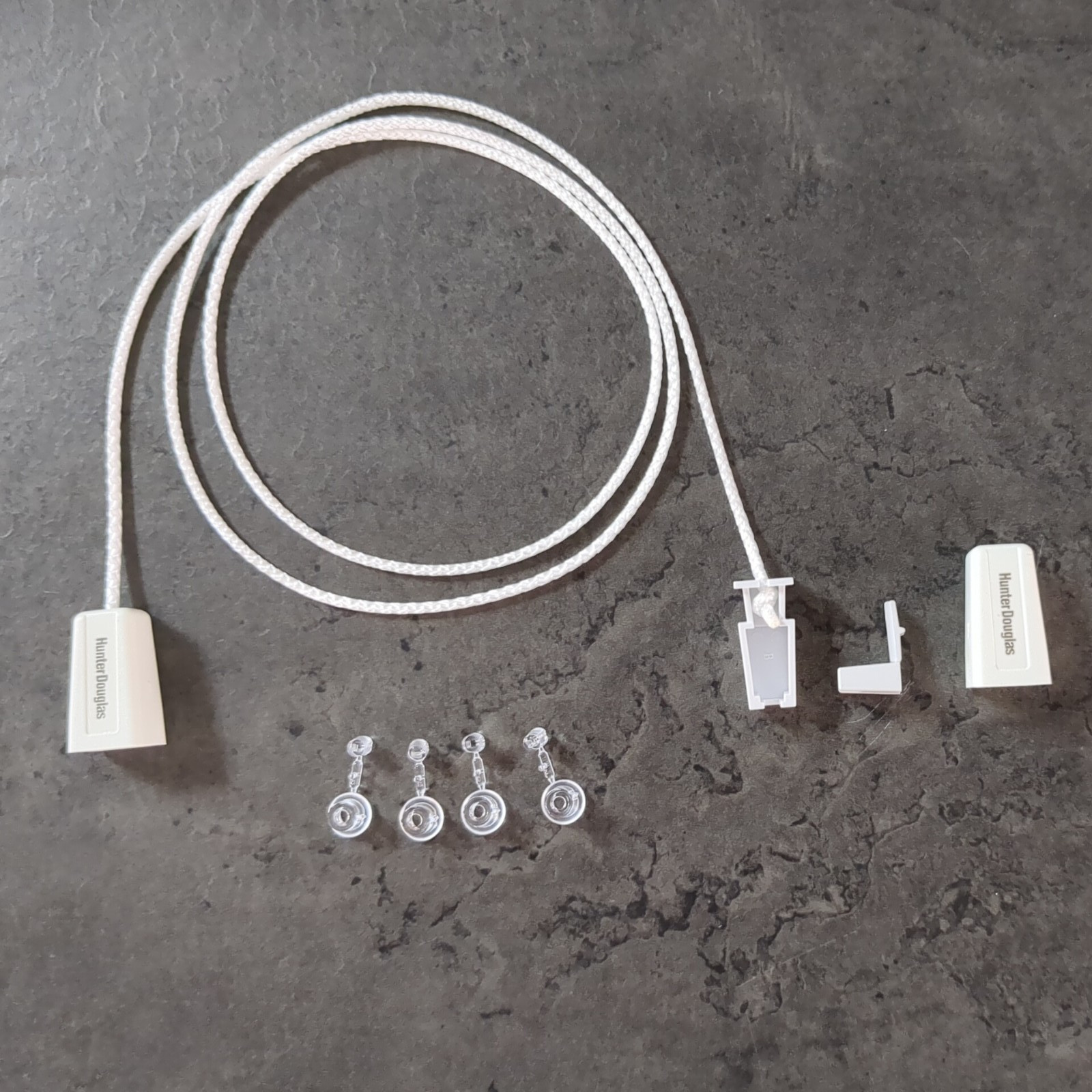 Hunter Douglas Duette / Applause Cellular Shade Pull Cord Repair Kit OFF White
