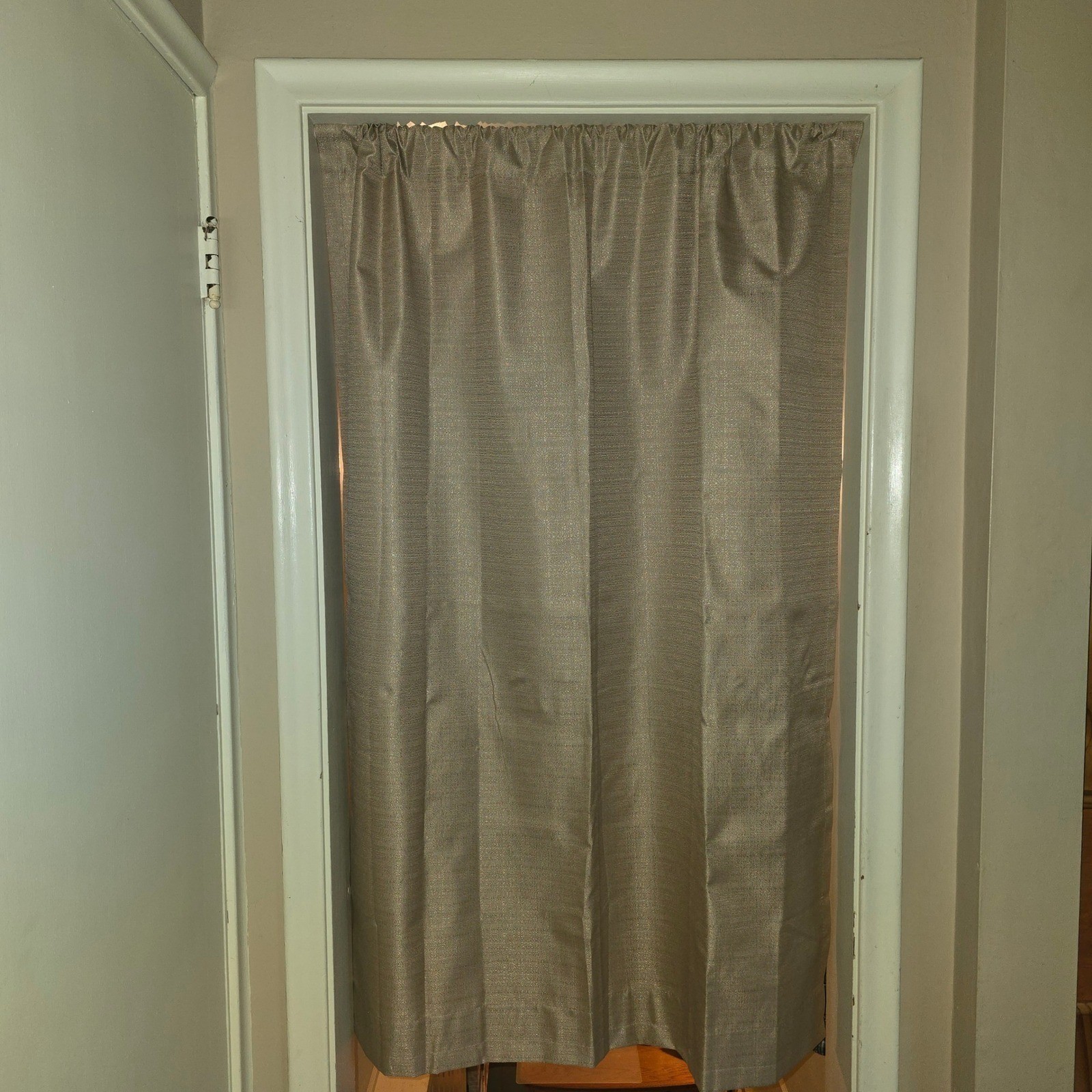 Two Room Darkening Window Curtains Beige in Color 55″ x 41″ – 2 Available