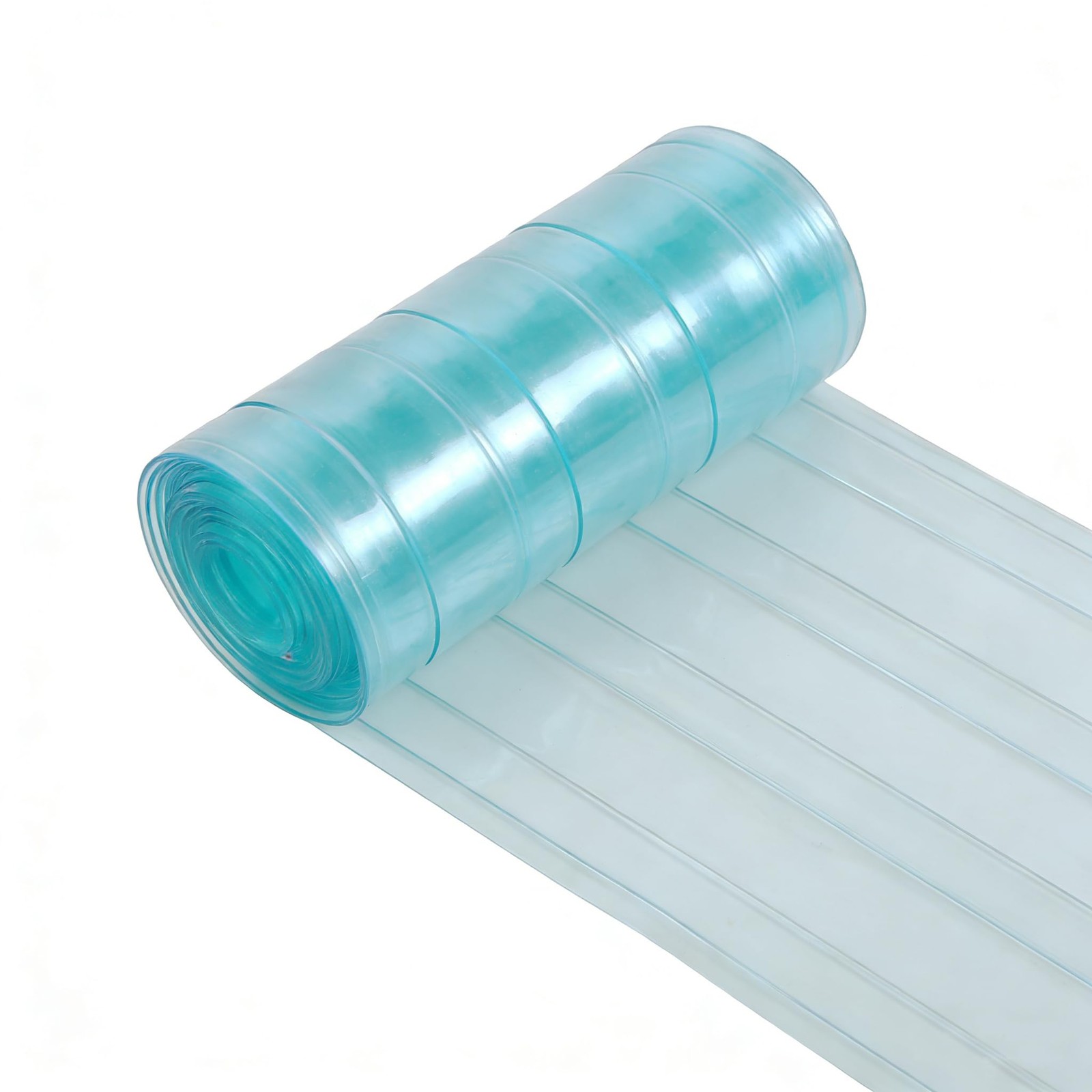 Plastic Vinyl Replacement Strip Curtain-Door，6.8’ Length x 7.5” Width x 0.08”…