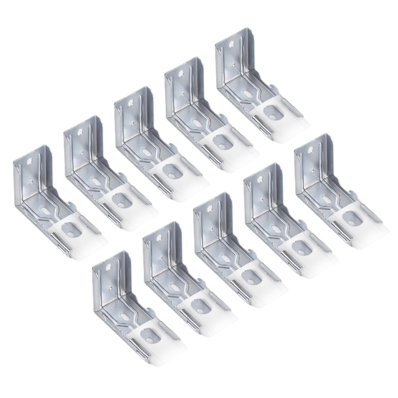 10Pcs Zebras Shade Mounting Brackets,Metal Blinds Bracket Window Repair Set