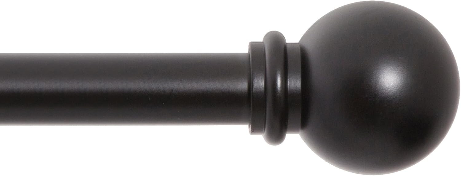 Chelsea Ball End Curtain Rod – Adjustable 48 to 86 Inches, Ideal for Home Decor