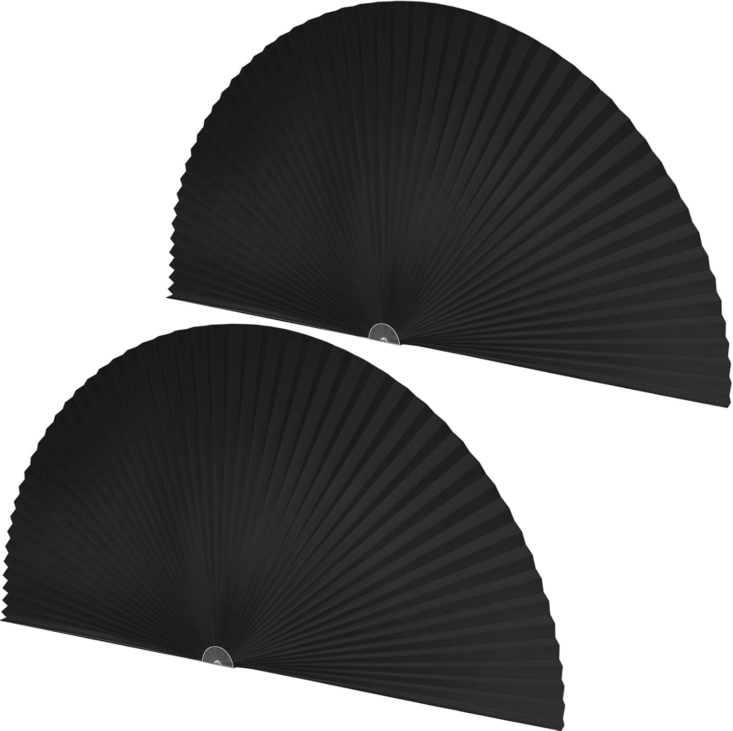 Half Moon Window Shade Circle Arch Blackout, One Size, Black
