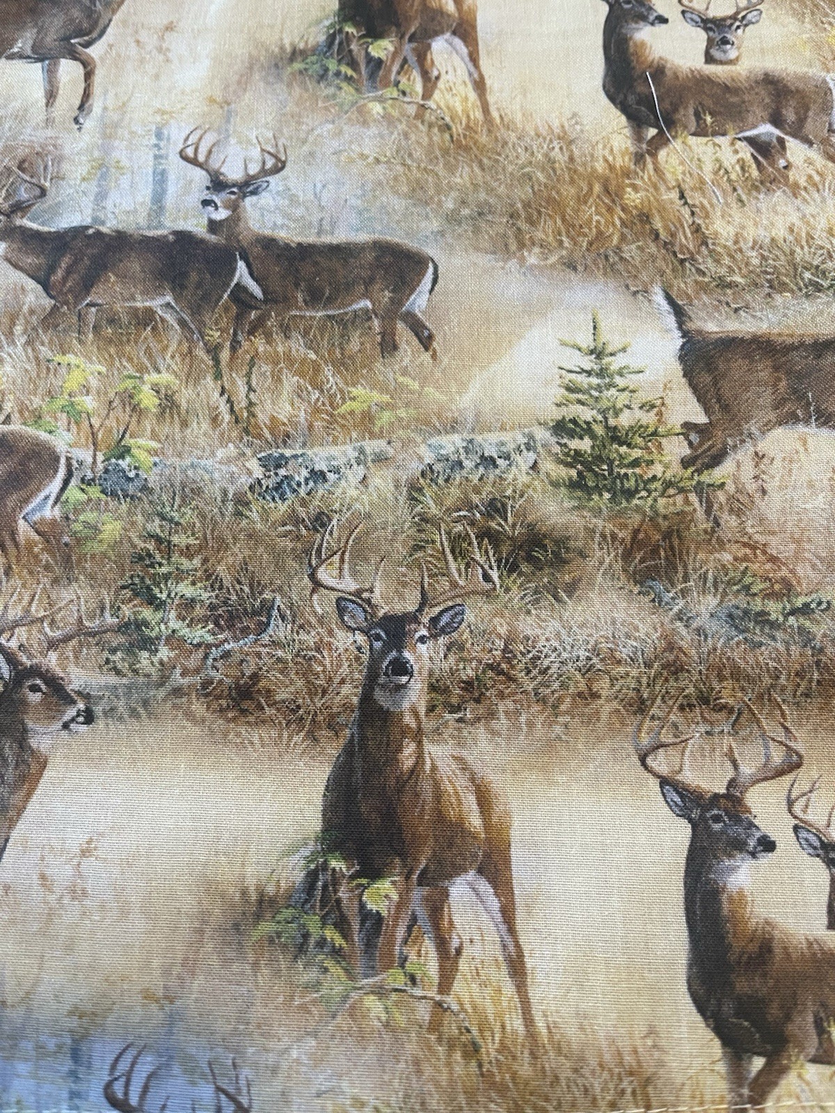 Wild Deer Valance Rustic Home Decor 42″W x 14″L Gift