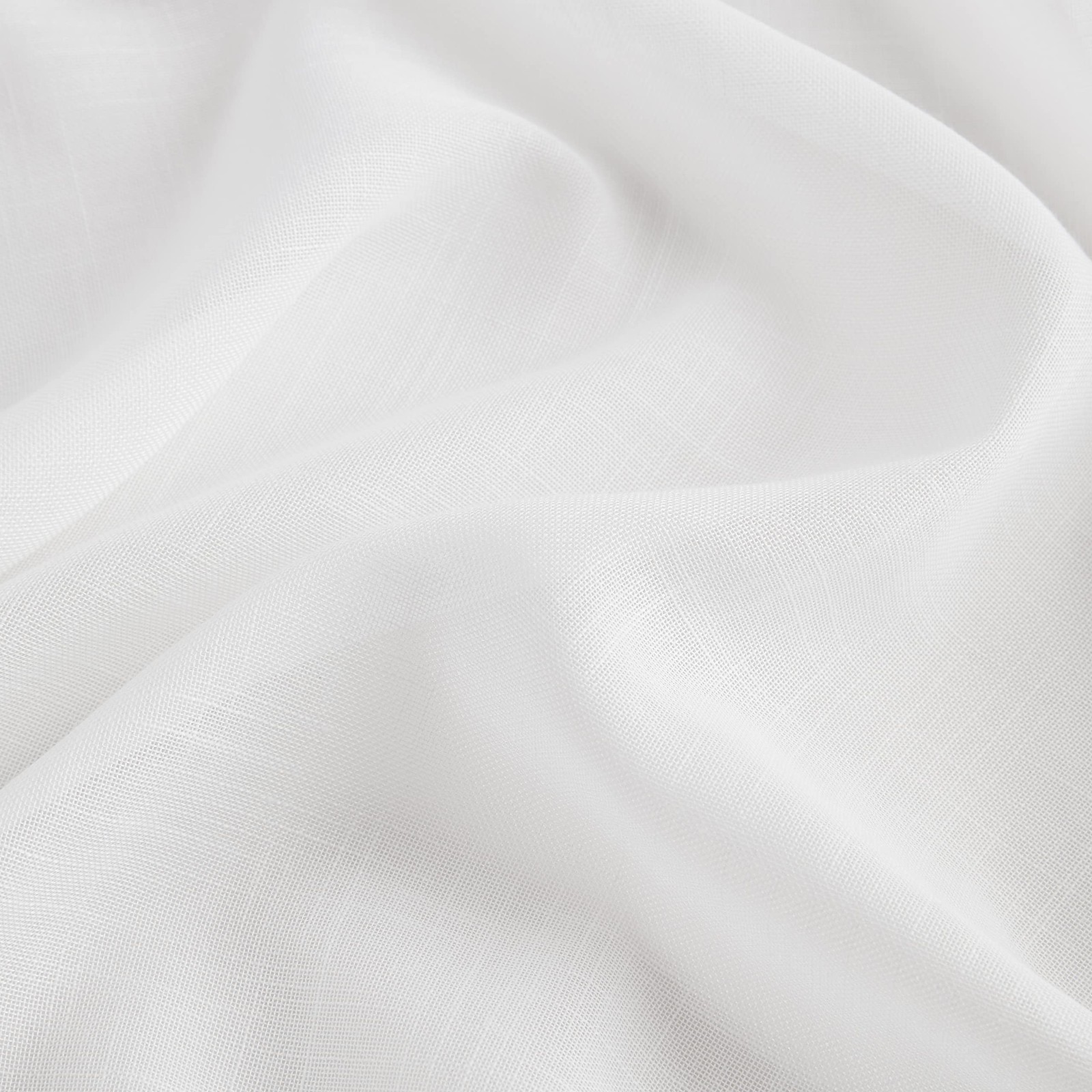 95Inches Length White Pinch Pleated Sheer Curtains for Living Room Bedroom,Fa…