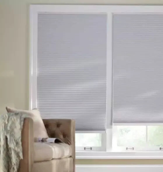 Shadow White Cordless Blackout Cellular Shade – 68 in. W x 72 in. L