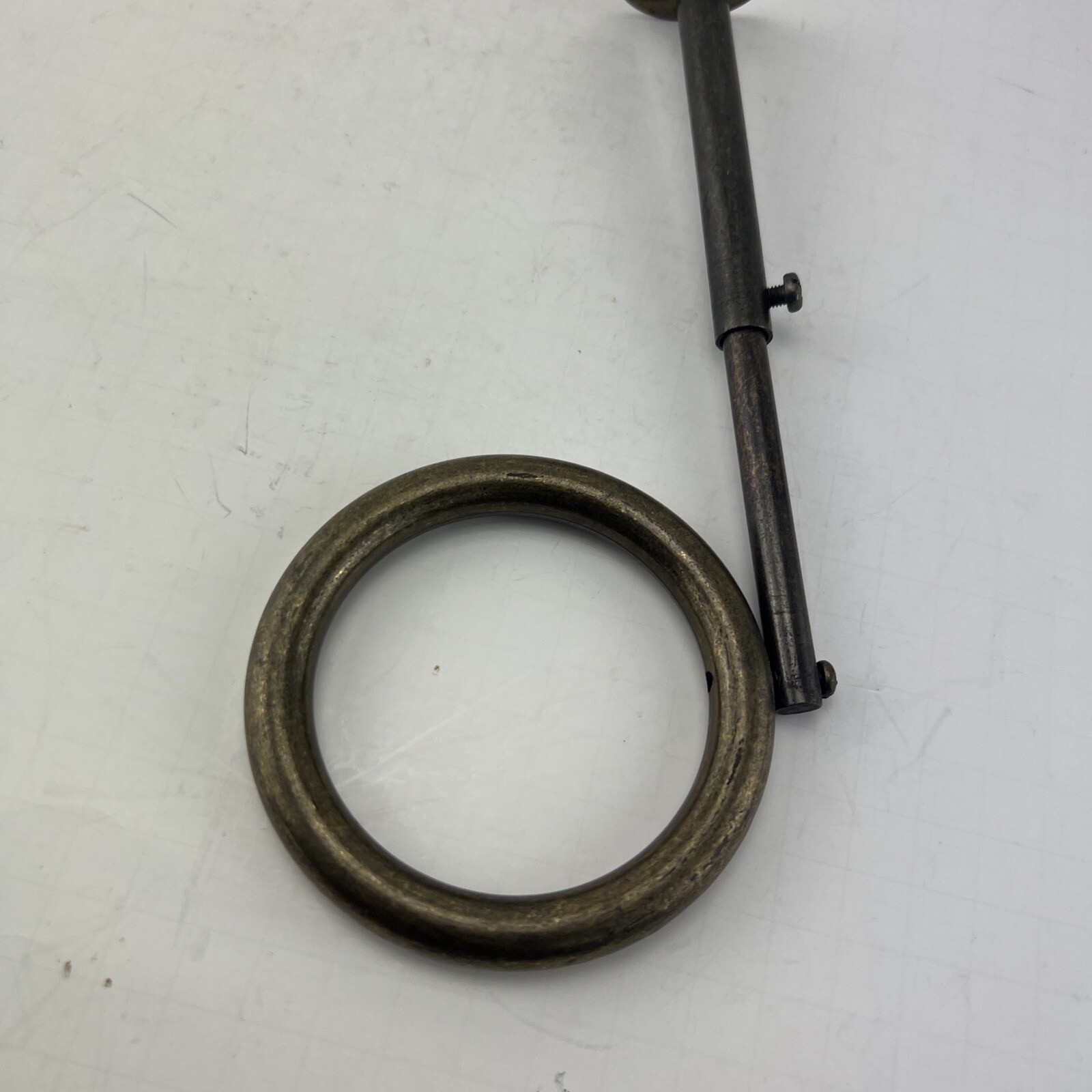 Heavy Duty Adjustable 3” Steel Ring Curtain Swag Holder Wall Or Ceiling Mount