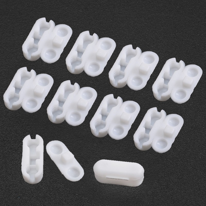 10pcs/lot Plastic Roller Blinds Pull Cord Connector Curtain Chain Connec ioBAAY