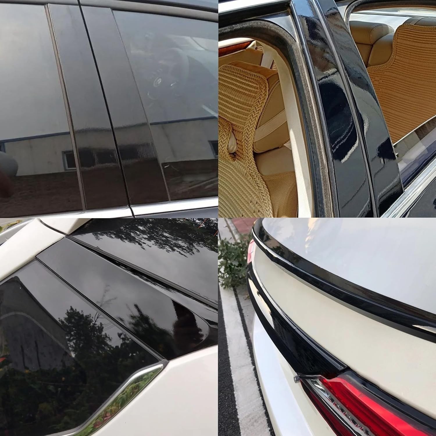 Vinyl Wrap, Cars Vinyl Film Tapes Kit for Blackout 2in x 30ft Gloss Black