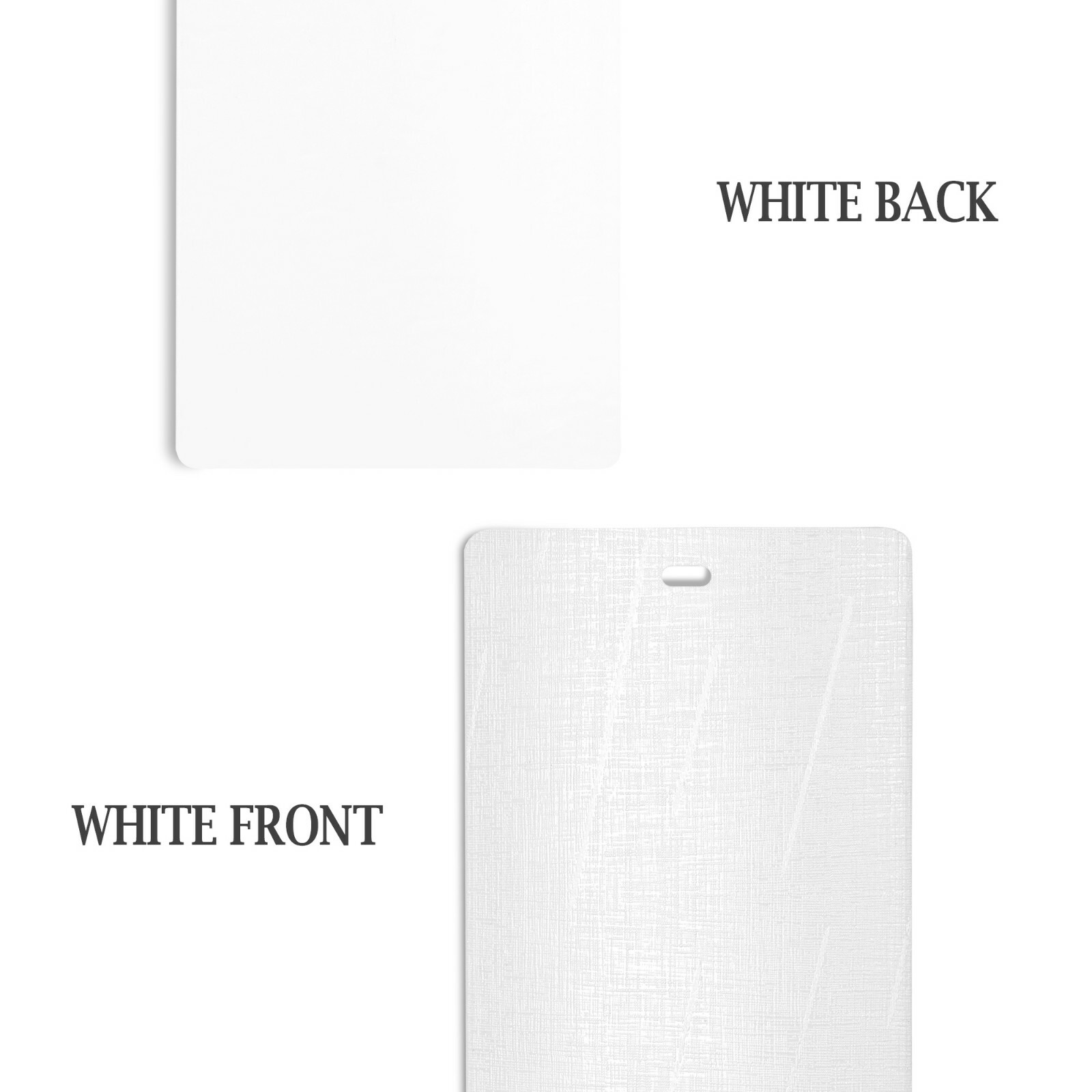 DALIX Silky Vertical Window Blinds Premium Textured Set 5 Pack Qty / White