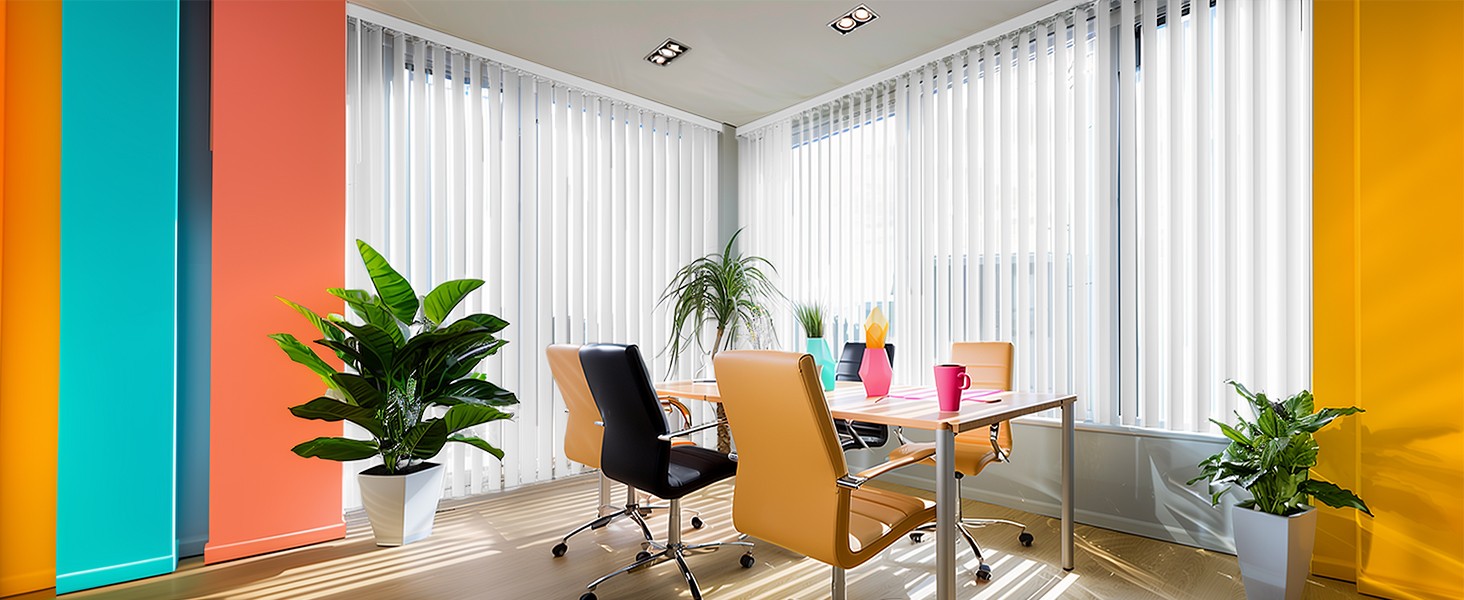 PVC Vertical Blind Replacement Slats Curved Smooth White 82.5 x 3.5 (10-Pack)