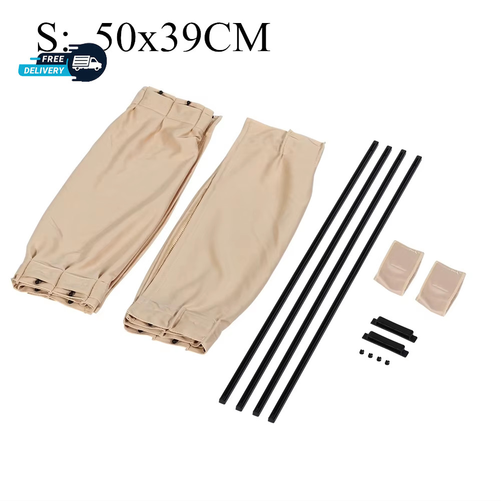 2pcs Universal Car Side Window Curtains – Foldable UV Protection Sunshade – NEW