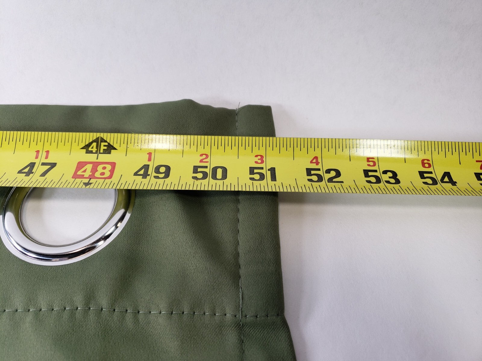 H.VERSAILTEX Solid Grommet Blackout Curtain 52″ W x 45″ L Green Bay 2 Panels