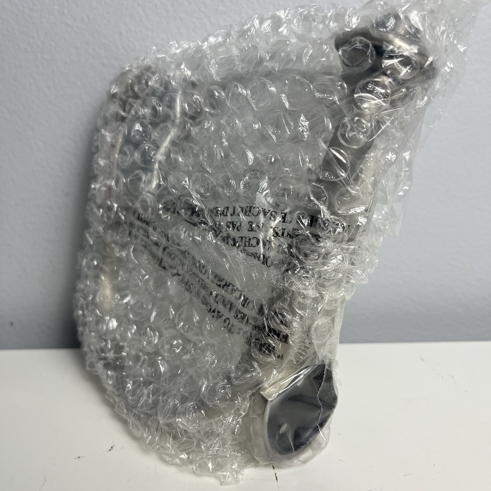 Pottery Barn Pewter Curtain Holdbacks-Set/2-NEW OPEN BOX with Hardware