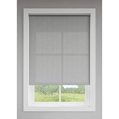 LEVOLOR Cordless Roller Shade – Oyster Gray Light Filtering – 20″W x 72″L