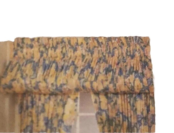 CHAPEL HILL BLOUSON VALANCE Festival 88 “ W X 15” L Multi Color Floral