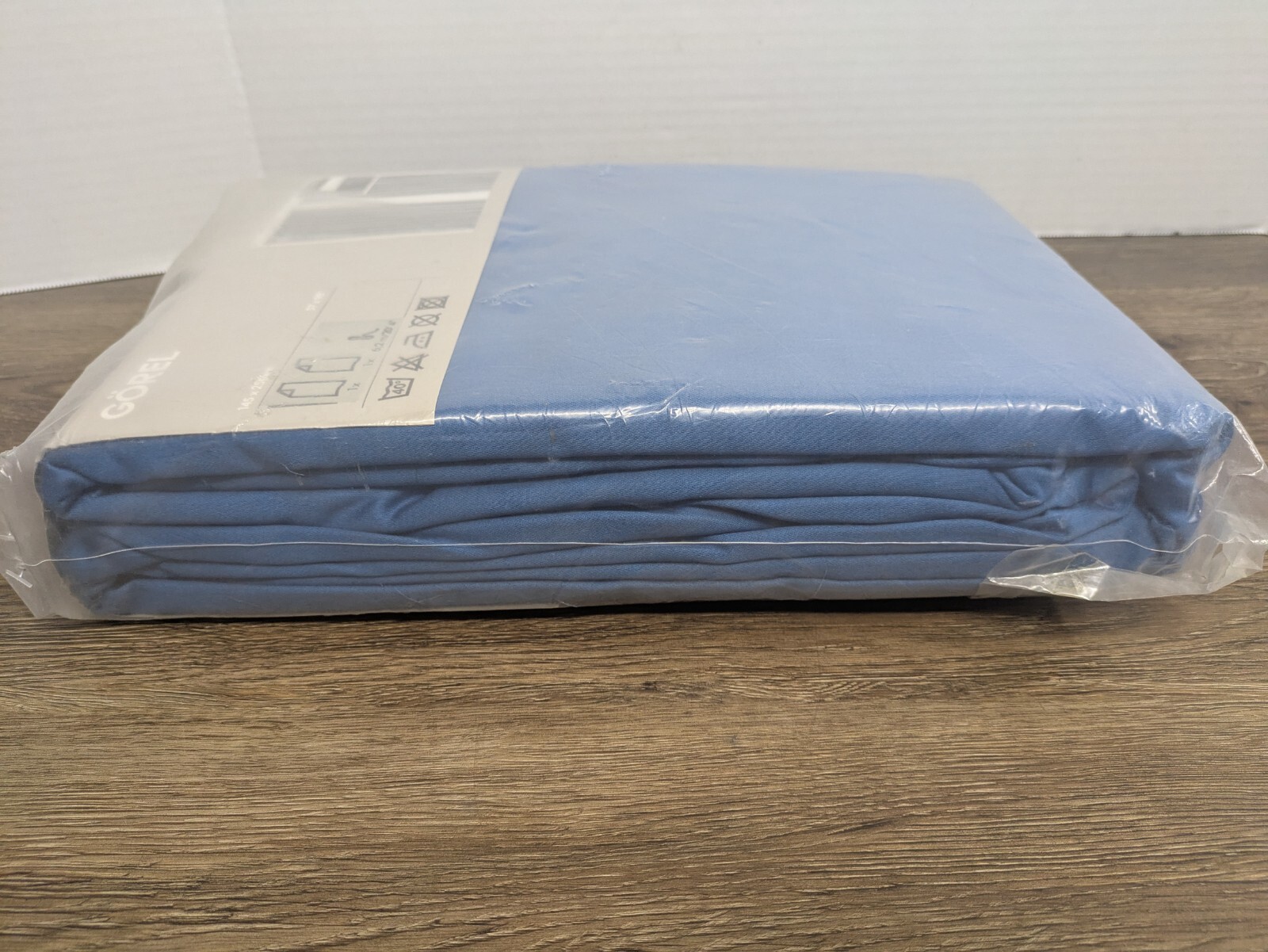 IKEA GOREL Adjustable Rod Pocket Drapery Panels 57″ x 98″ Blue Curtains Set NEW
