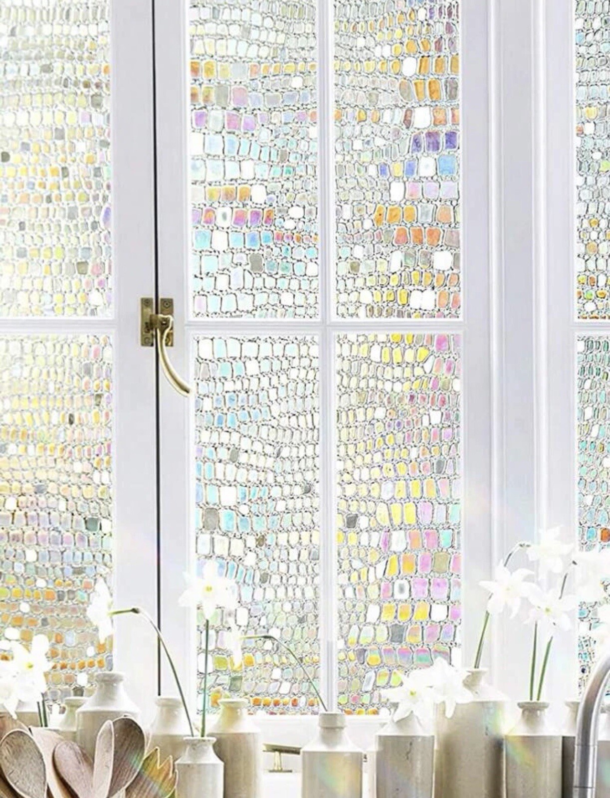 Modern Colors Opaque Waterproof PVC Glass Window Privacy Sticker For Home Decor