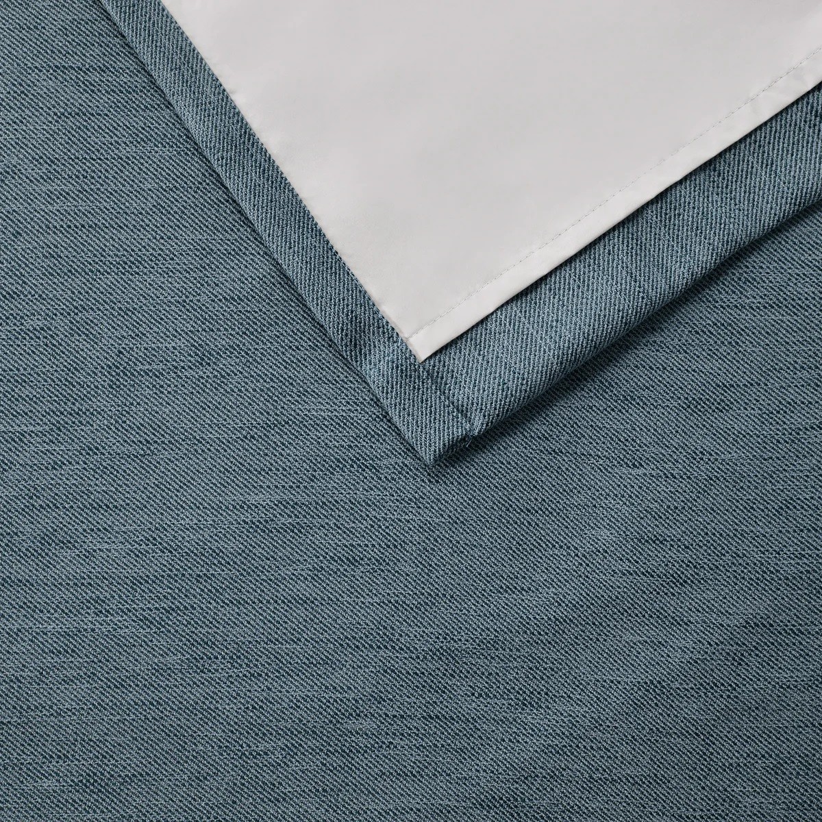SunSmart Total Blackout Lined Panel Pair with Grommets, Indigo Blue
