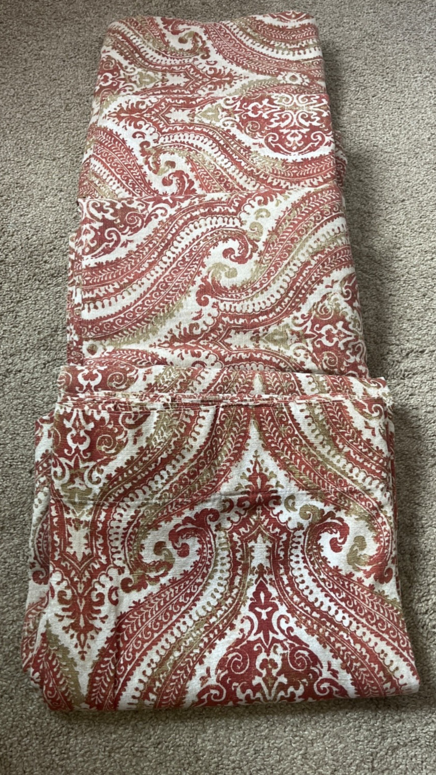 Envogue Terracotta Azaro 4 Panels Bohemian Medallions 100% Cotton
