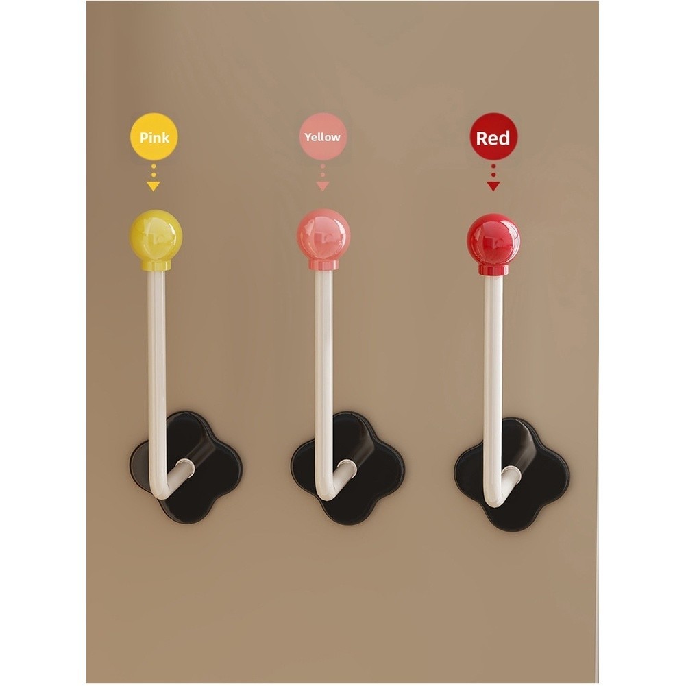 Organizer Accessory For Bathroom Use Curtain Hook Metal And Plastic Construction