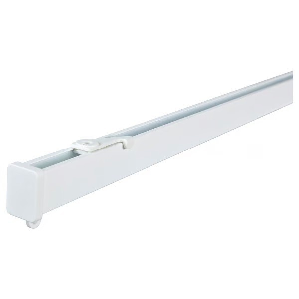 Ikea VIDGA Single track rail, included ceiling fittings/white, 55 ” New