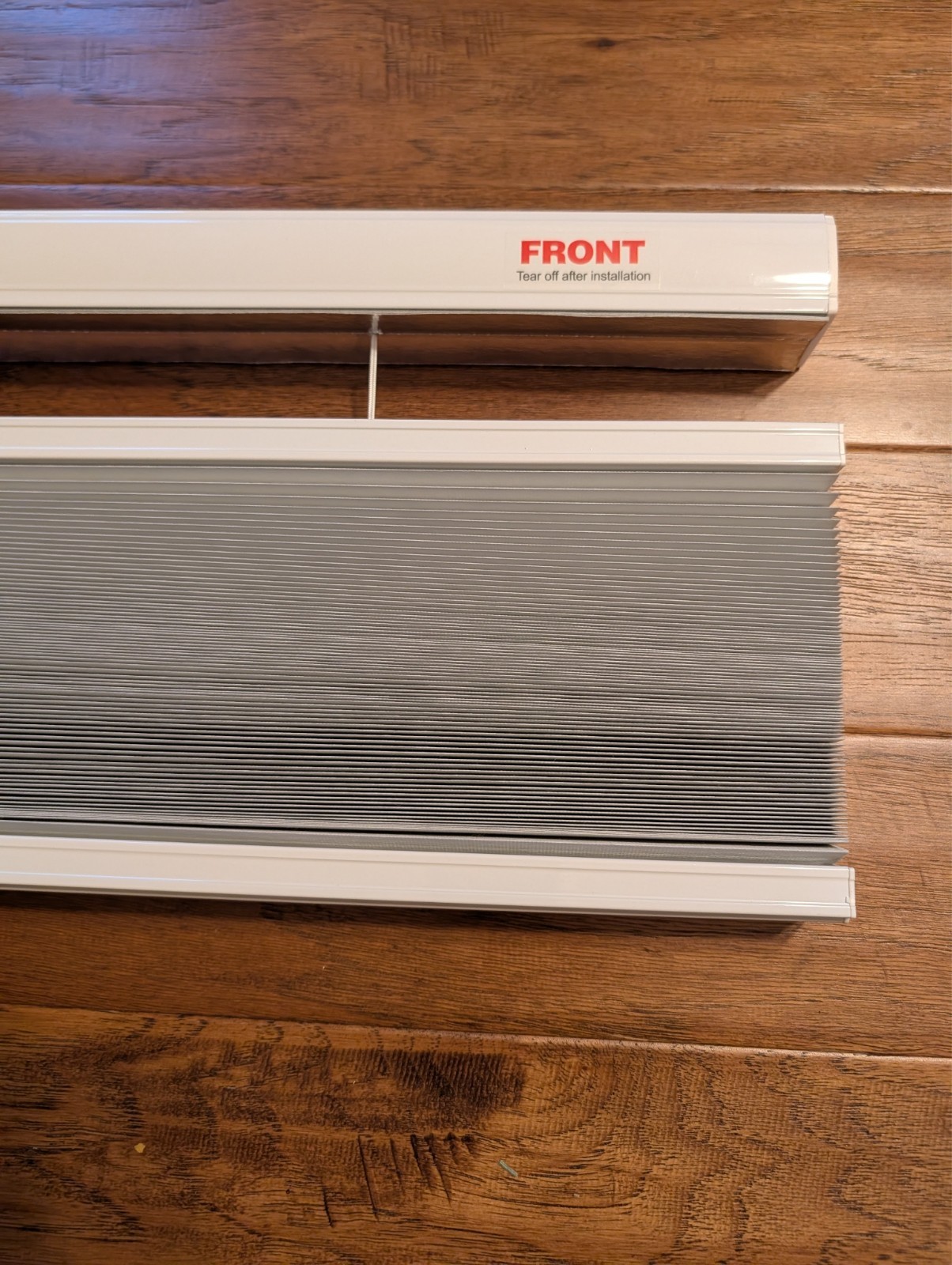 Allesin Top Down Bottom Up TDBU Cellular Shades White Blackout Blinds 29×72