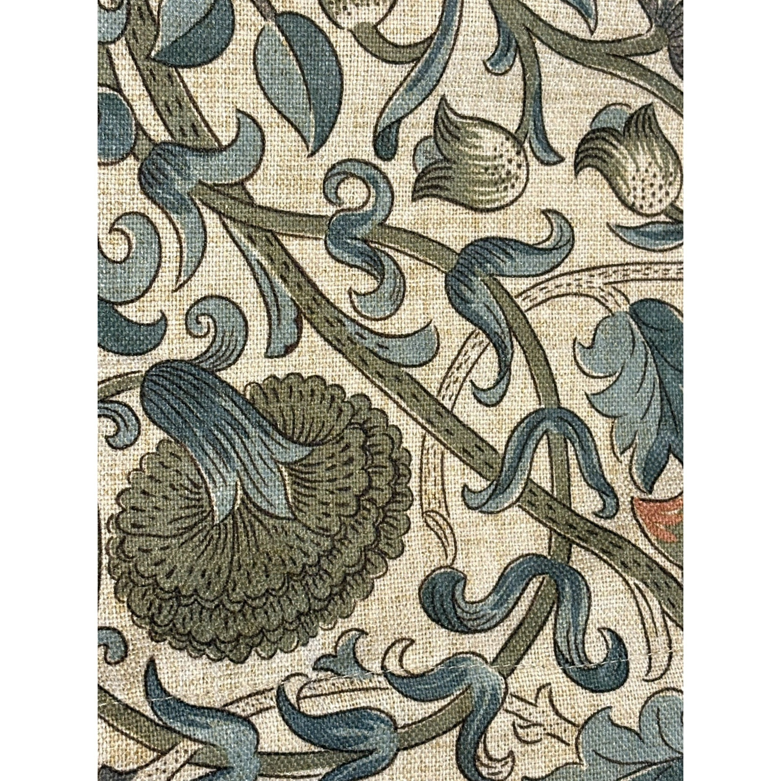 William Morris & Co. Window Curtains Panels Lodden Set Pair 50 X 96” Blue Drapes