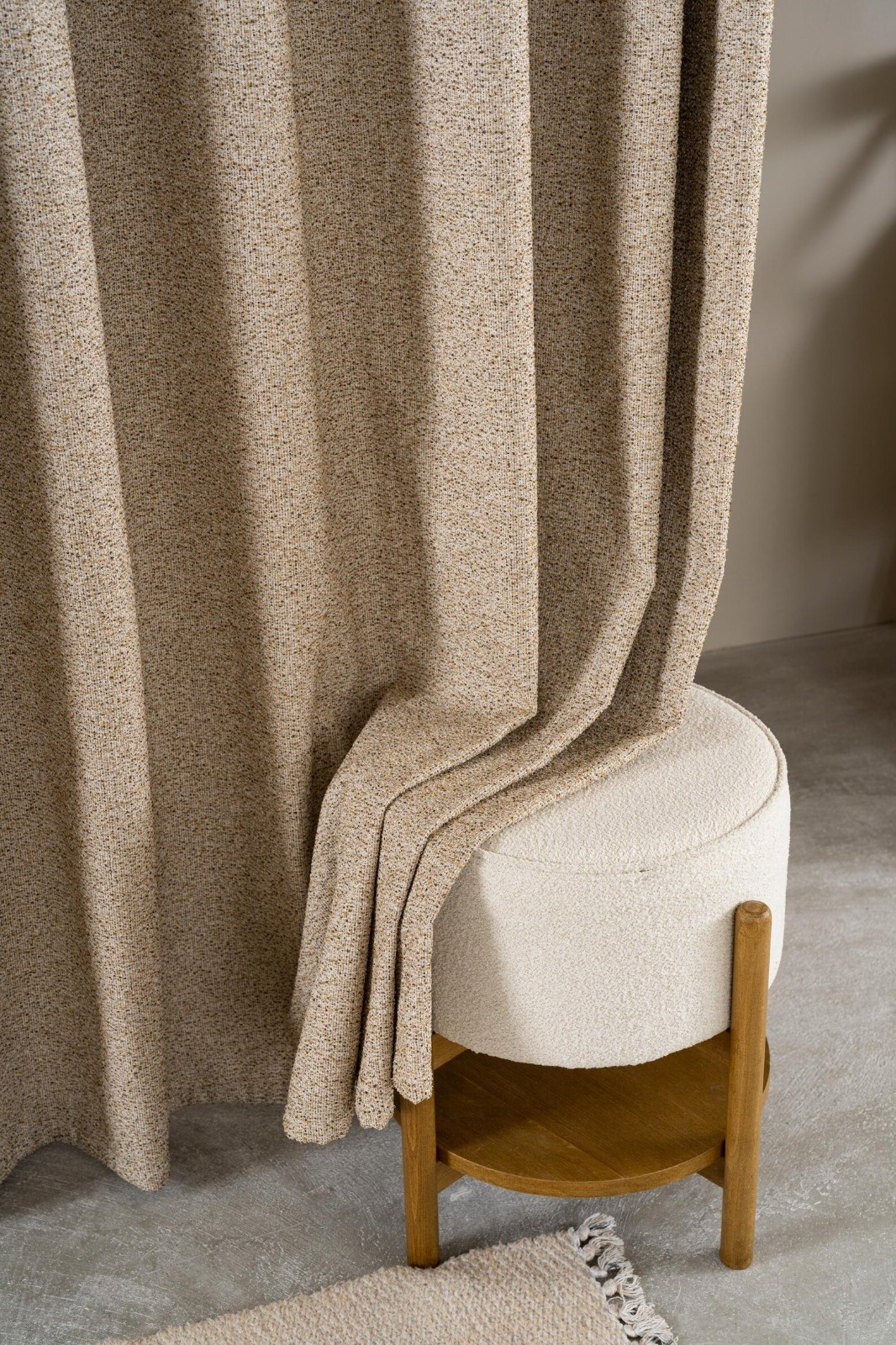 Custom Slub Textured Sheer Curtains Linen Look Voile Window Drapes Panels Drapes