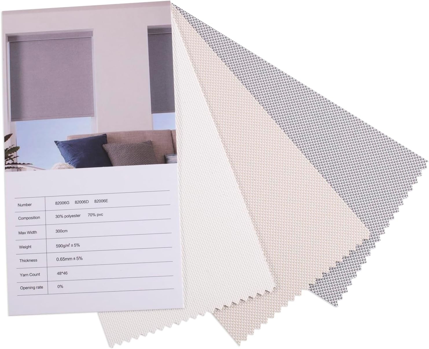 Zshine Motorized Blackout Window Blinds Customize Width (23-95 Inches) Remote