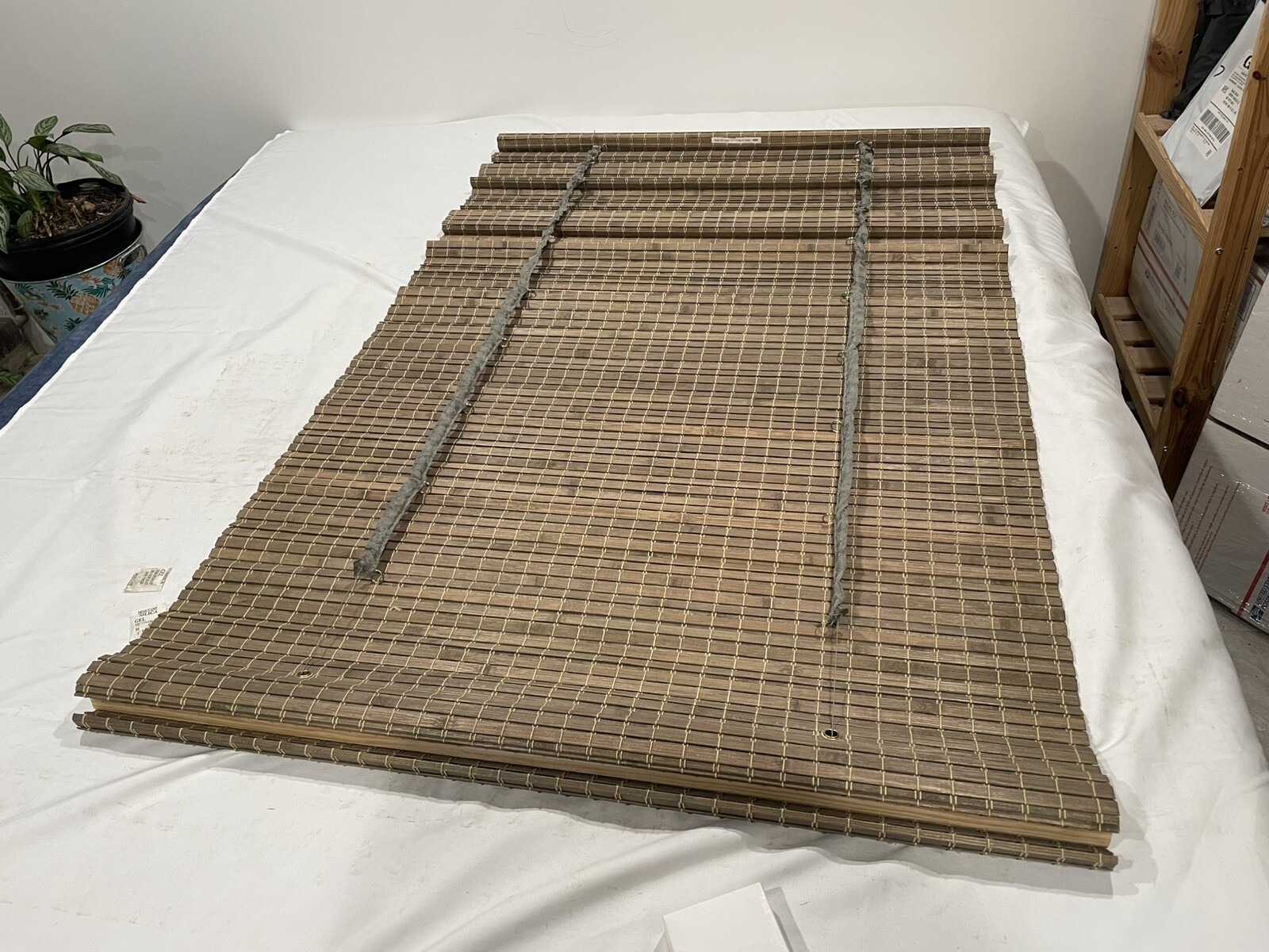 Radiance Driftwood Cordless Roman Shade 34.5” W x 64” L