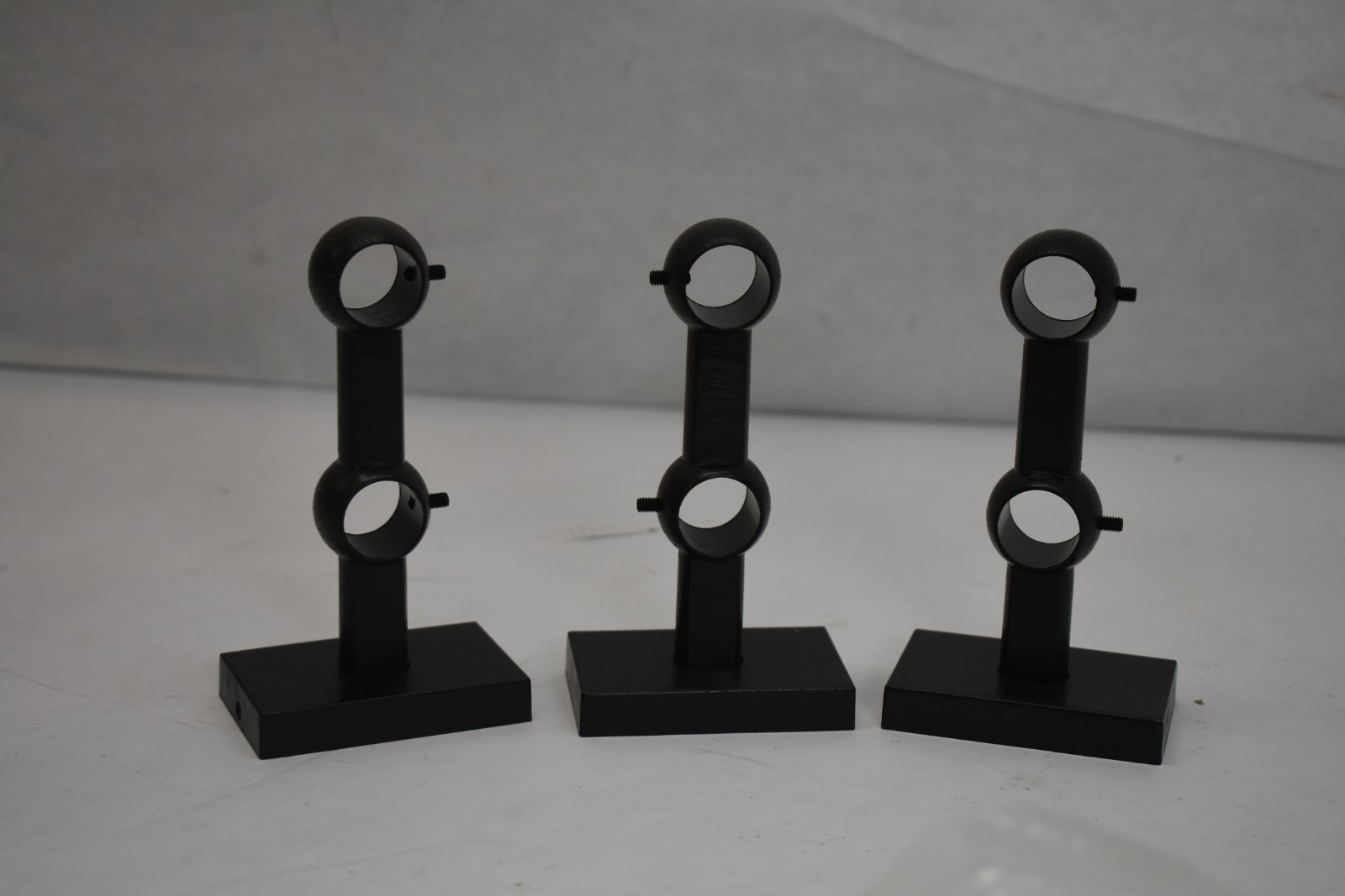 William Sonoma Double Curtain Bracket Assembly Simple Barral Iron Brackets ONLY