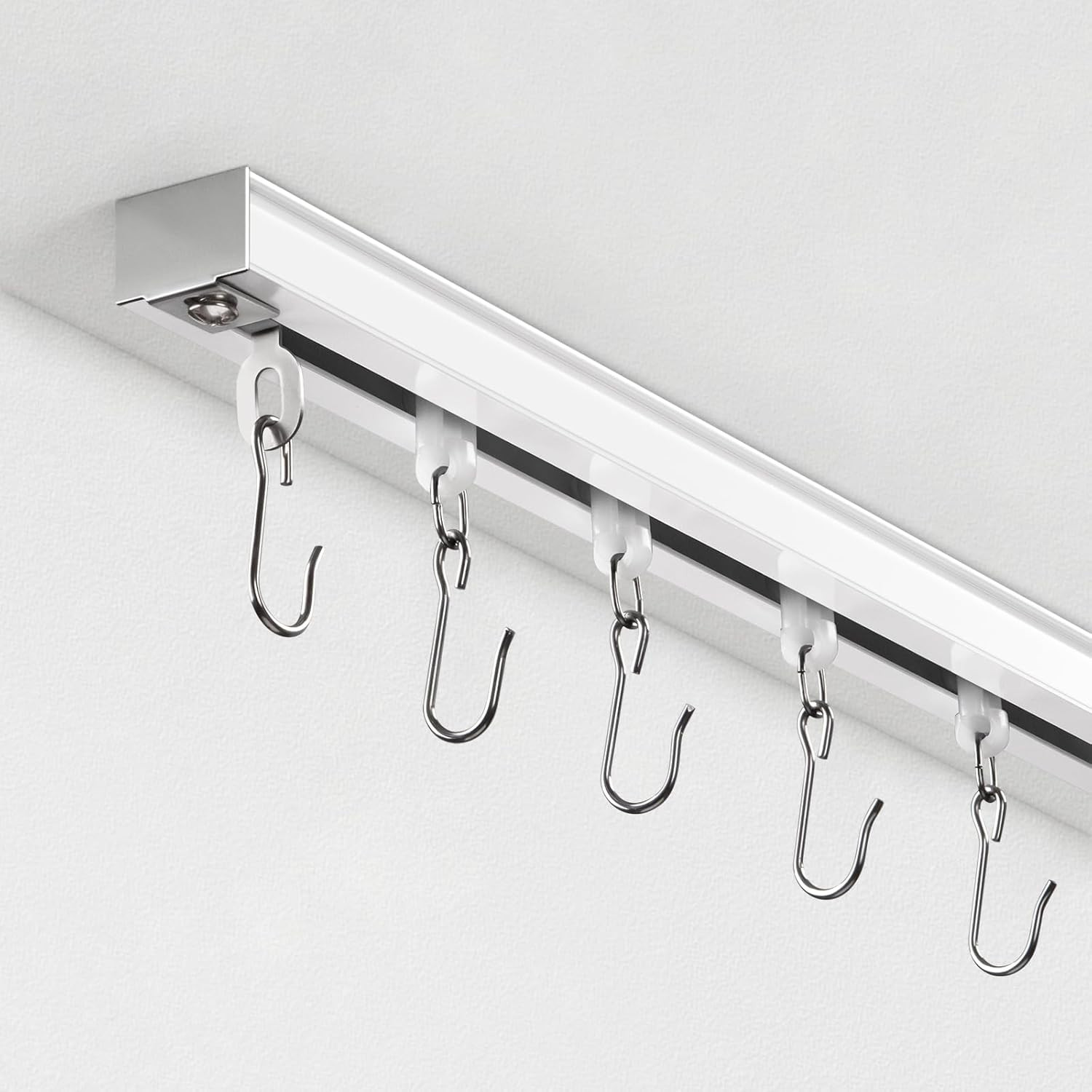 Ceiling Curtain Track, Curtain Track for Curtains, Drapes, and Room Dividers, Ce