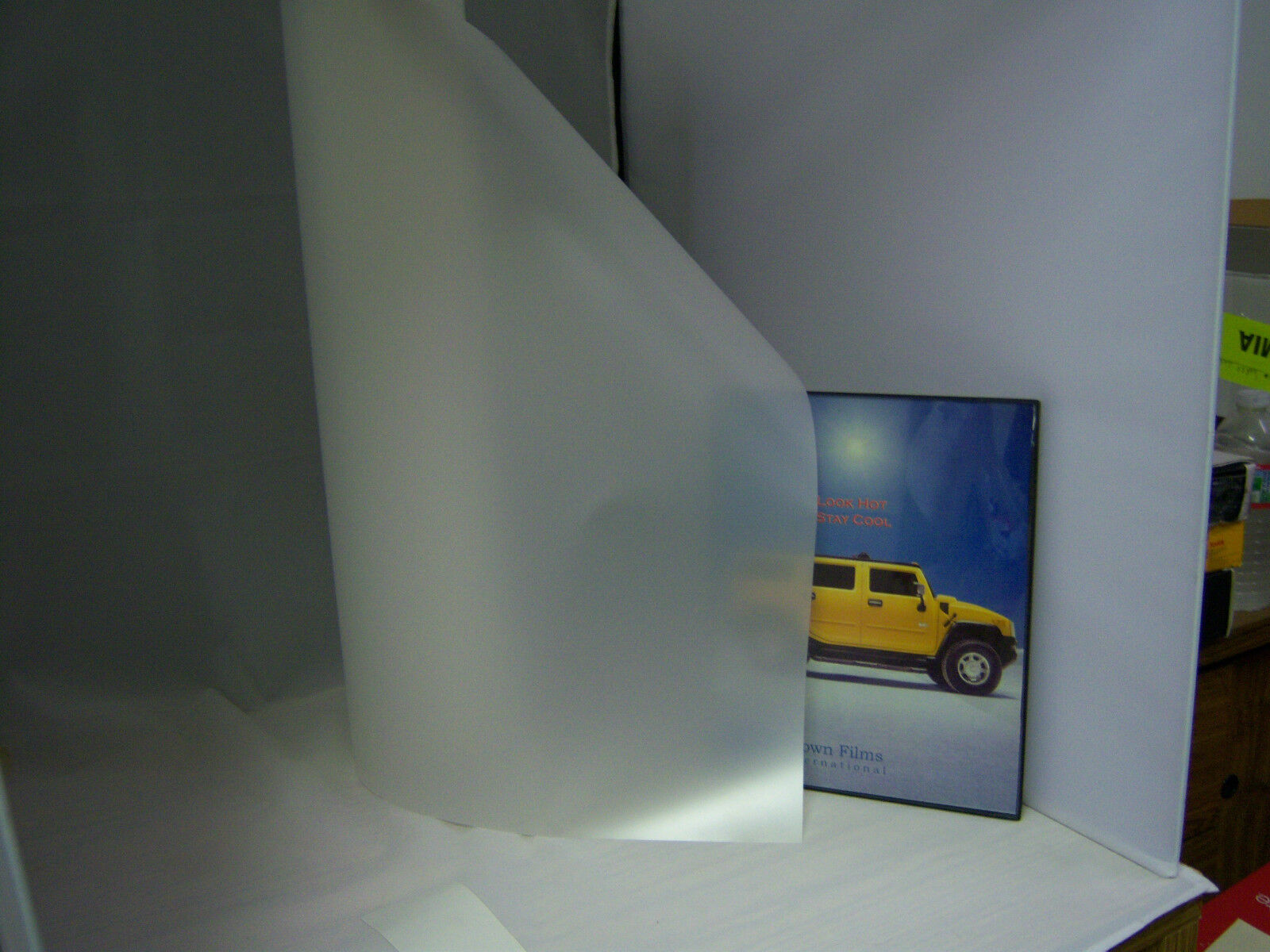 WHITE MATTE FILM PRIVACY FOR ANY GLASS SURFACE 40″ X 100 FT ROLL FROSTED TINT