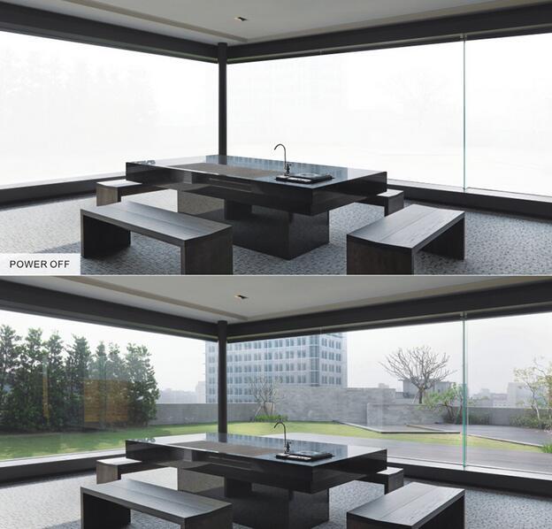 6in x 12in White to Opaque PDLC Smart Switchable Glass Film Electrochromic Vinyl