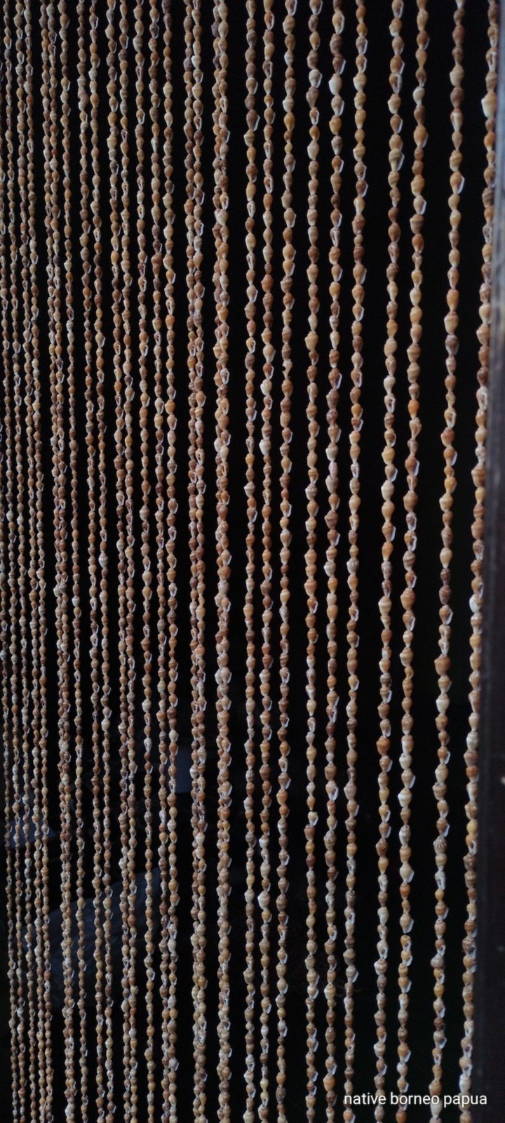 20 String Yellow Brown shells curtains,home decor,wall decor, , gifts