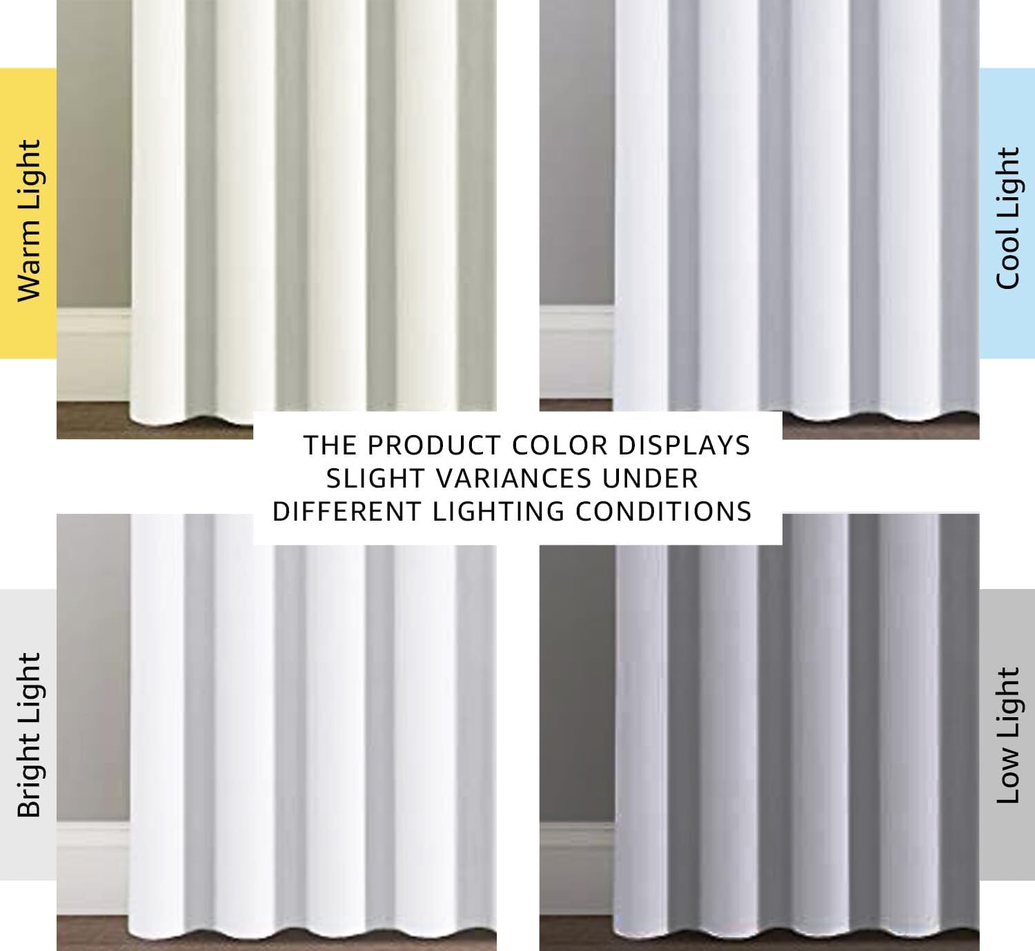 Cortinas Blancas Patio 100 X 84 Pulgadas Para Puerta Corredera Paneles Cortina